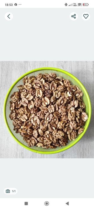 Orzechy włoskie ręcznie łuskane połówki