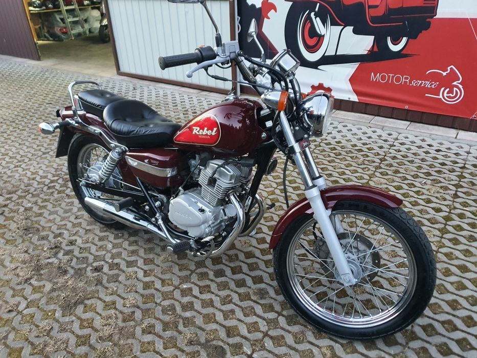 Motocykl HONDA REBEL 125 w bardzo dobrym stanie TRANSPORT RATY
