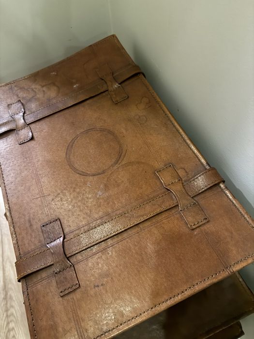 Vendo malas antigas em couro (conjunto ou separadas)