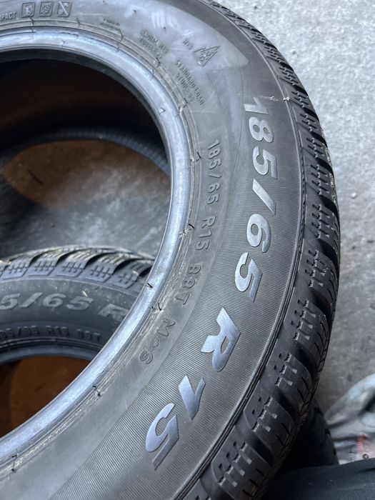 2x 185/65/15 Pirelli SnowControl Serie 3 zimowe super stan 7mm 2szt
