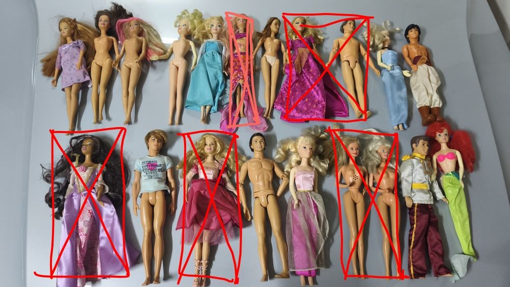 Bonecas barbie variadas