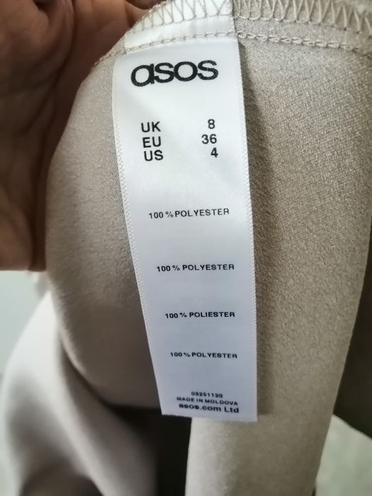 Bluzka tunika asos 36 elegancka na lato