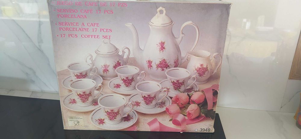 Porcelain Coffee Set - NEW