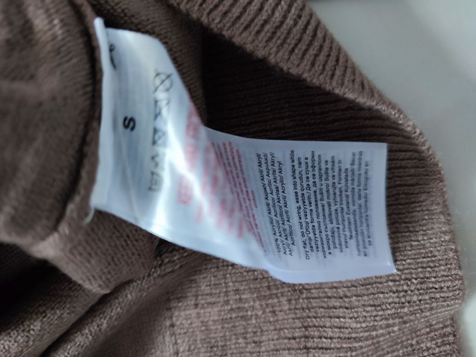 Sweter damski kardigan nowy rozmiar S akryl