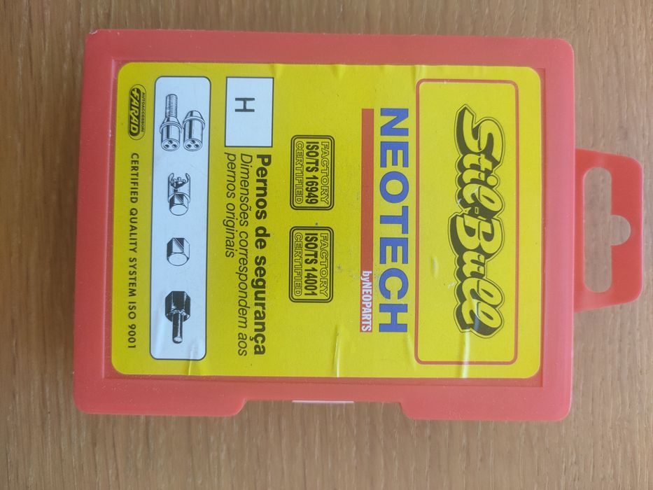 Porcas de Segurança para jantes