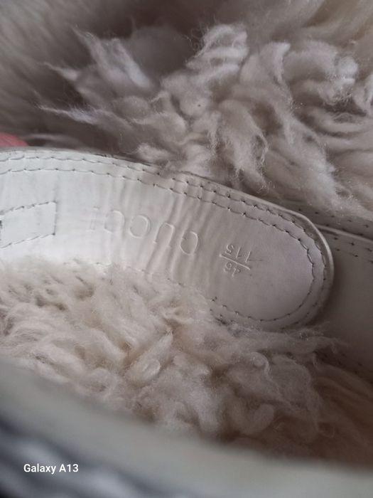 Gucci biały pas uniwersalny 95cm