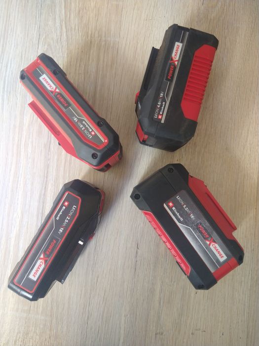 Akumulatory,baterie Einhell 2,5 ,4 ,5,2 Ah power X change