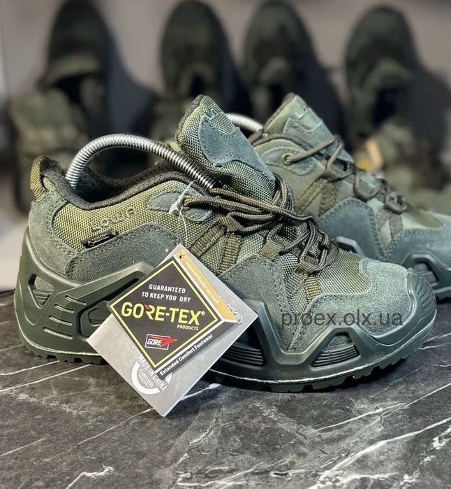 ‼️ BEST ‼️ Топові трекінгові кросівки lowa gore-tex олива