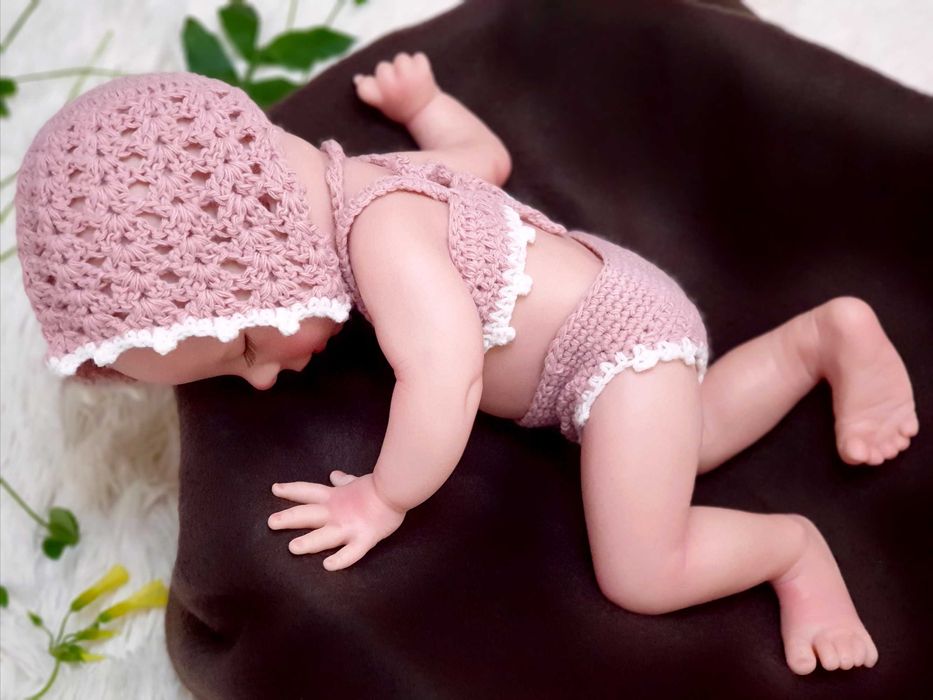 Boneca Bebê Reborn Função Beber e Molhar, Silicone Sólido Competo Novo