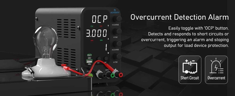 Лабораторний блок живлення Jesverty DC 30V 10 А
