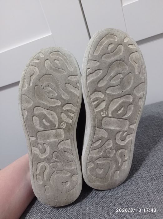 Buty 31 sportowe na rzepy czarne Fashion