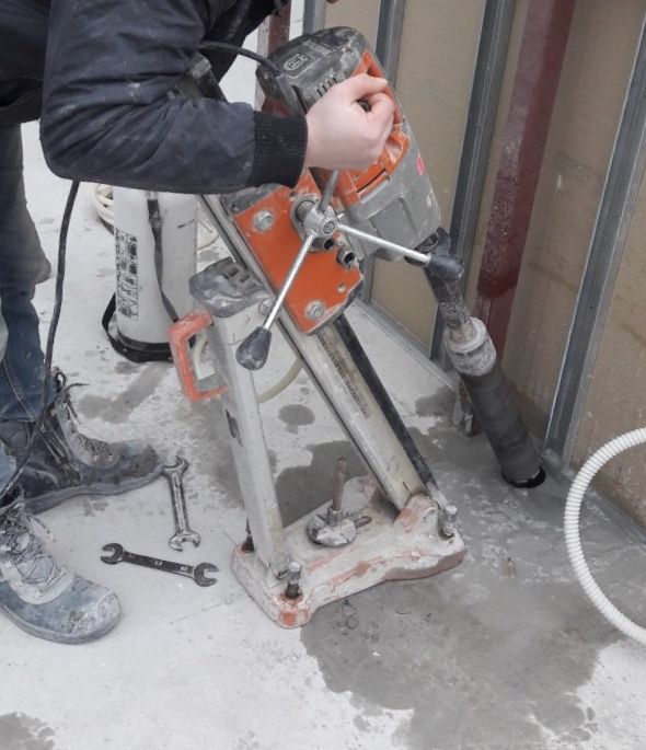 Демонтажные работы. Алмазная резка бетона. Сверление отверстий. Штробы