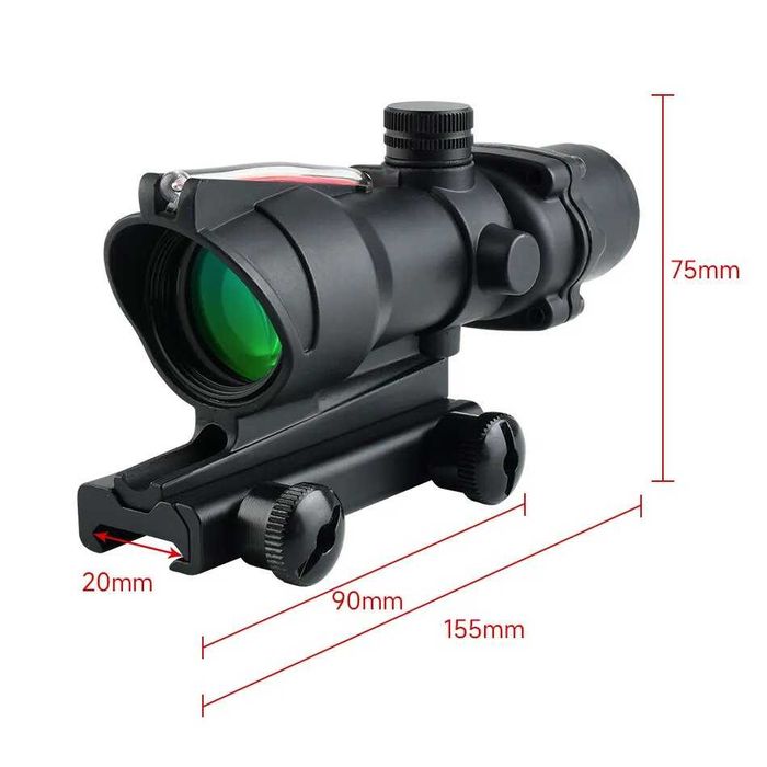 Оптический прицел TRIJICON ACOG 4x32 BAC Dual illum Red
