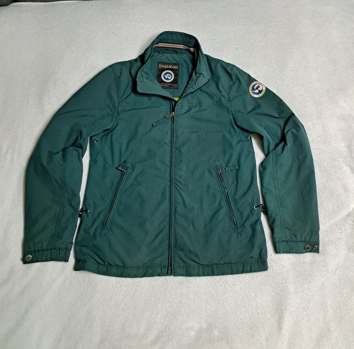 Kurtka  Napapijri sportowa z nadrukiem  na zamek L