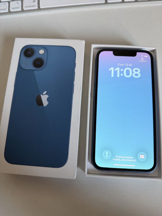 IPhone 13 mini 256gb Blue Idealny Bateria 100% Warszawa Praga