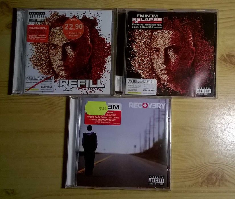 Eminem  / 3 CD / Cena za cały zestaw 50 zł