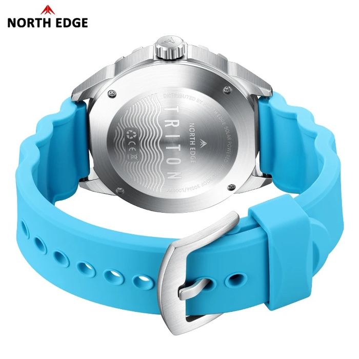 North Edge Triton 45,8мм голубий сонячний дайвер