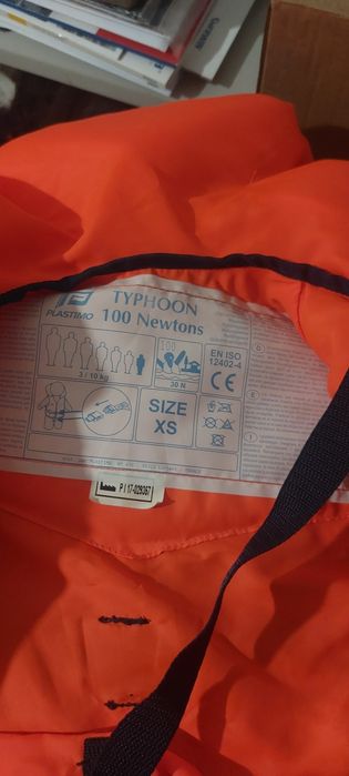 Colete insuflável xs