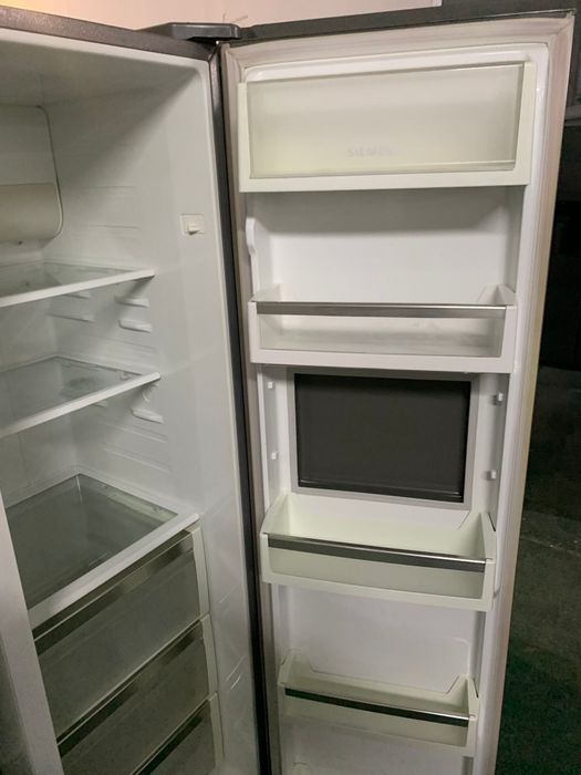 frigorifico siemens americano cinza