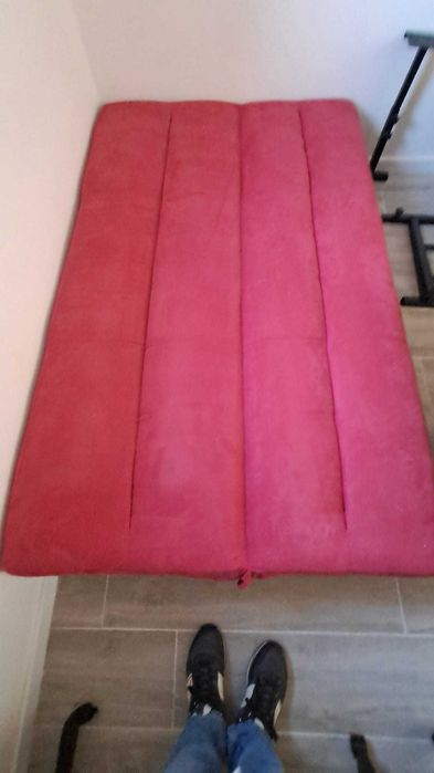 Sofá/Cama Vermelho