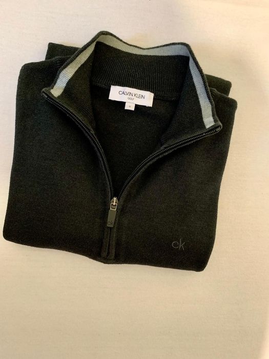 Calvin Klein Original  джемпер с горлышком на молнии Размер S