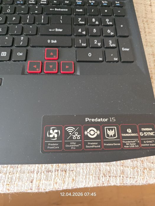 acer predator 15 model n15p3 core i7
