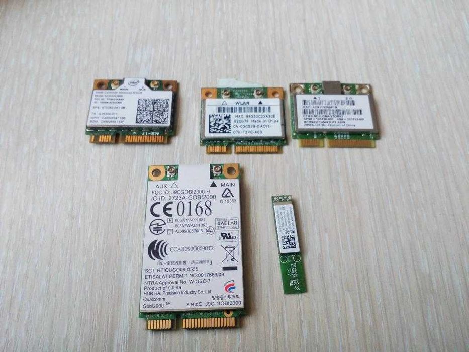 Сетевая карта Wifi Bluetoothмодуль для ноутбука Broadcom Intel 5шт лот