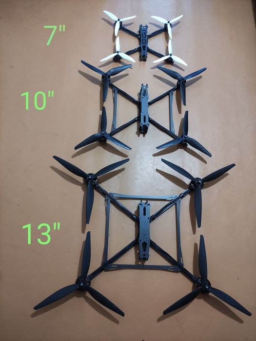 Пропелеры HQProp 5" 7"8" 9" 10" 13"15"17"для FPVдрона.