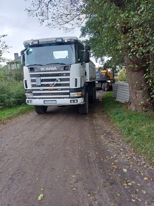 Koparka, minikoparka, Hds, wywrotka, ziemie, piasek , kruszywo