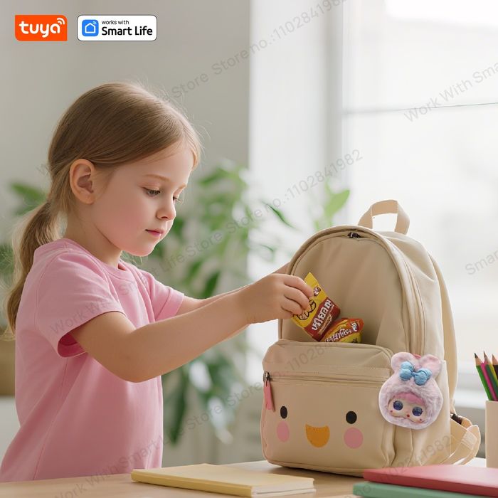AI штучний інтелект ігрушка Tuya Smart life мягка брелок  рожева