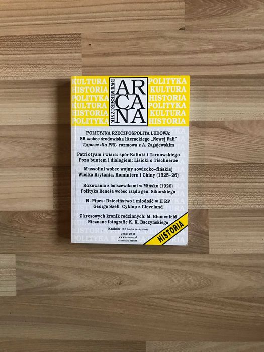Czasopismo Arcana 58-59 (4-5/2004) K.K Baczyński Tischner Zagajewski