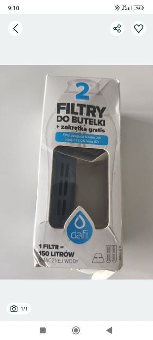 Filtry do butelki Dafi