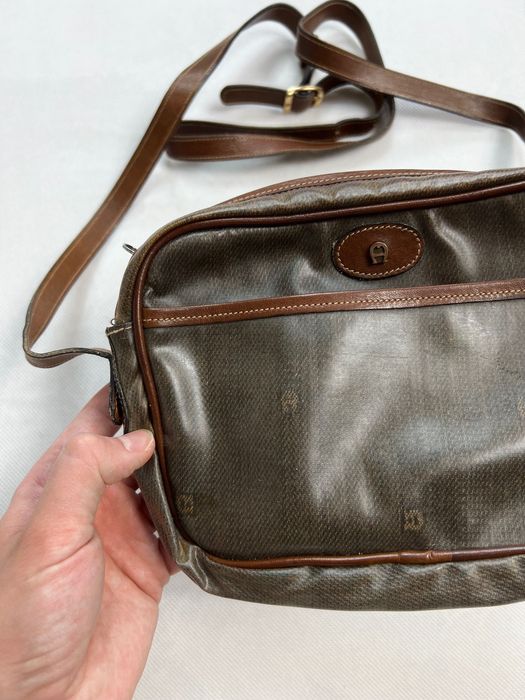 Bag Etienne Aigner multi logo leather unisex