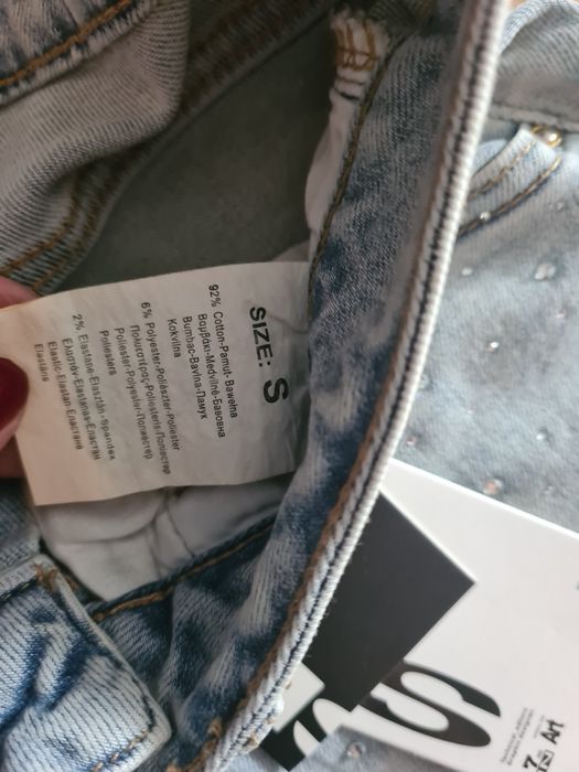 Elastyczne Jeansy MSara rozmiar S