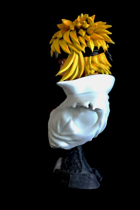 Minato Namikaze – Busto Impresso em 3D e Pintado à Mão | Naruto | NexoStudios