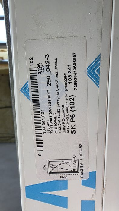 Drzwi Balkonowe Premium VEKA 82 | 3-Szybowe | Uw=0,77 | 92x219