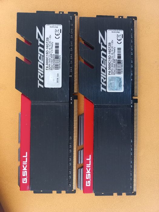 Оперативна памʼять G.Skill Trident Z 16gb ddr4 3000MHz