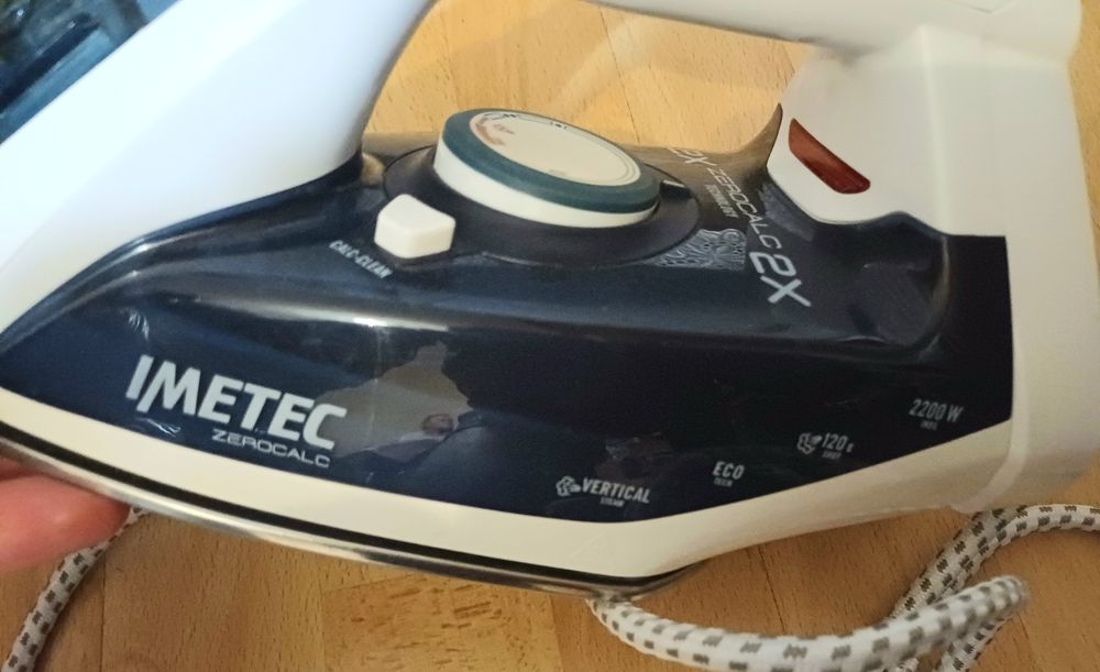 Super żelazko parowe ze stopa INOX  IMETEC