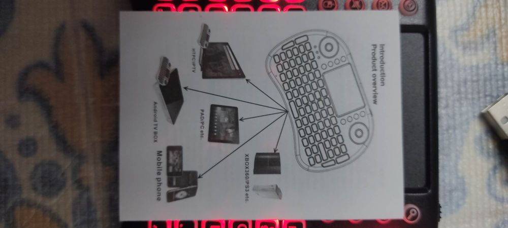 Air mouse com bateria