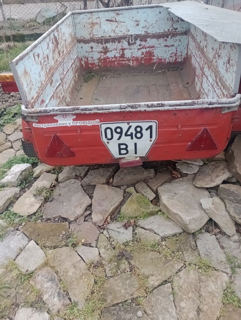 Продам прицеп бу: 12 000 грн. - Легковий причіп Могилів-Подільський на Olx