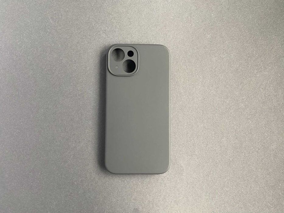Etui do Apple iPhone 14 Silicone Case (сzarne) + szkło hartowane 9H 9D