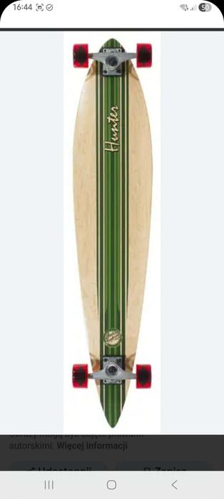 Deska longboard HUNTER jak nowa