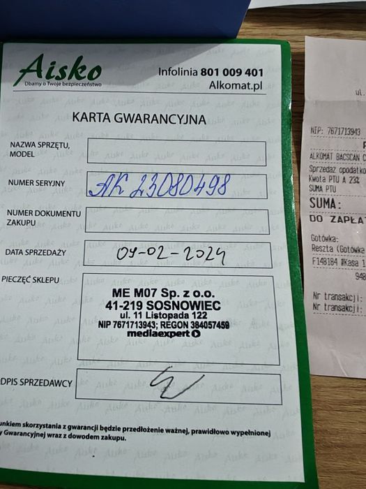 Sprzedam alkomat