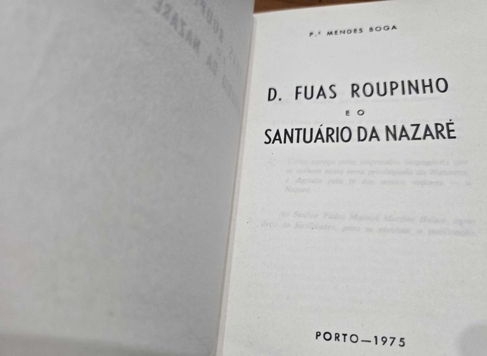 D. Fuas Roupinho e o Santuário da Nazaré - P.e Mendes Boga