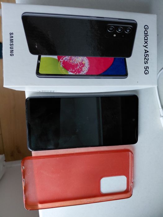 SAMSUNG A52S 5G używany + etui+ładowarka