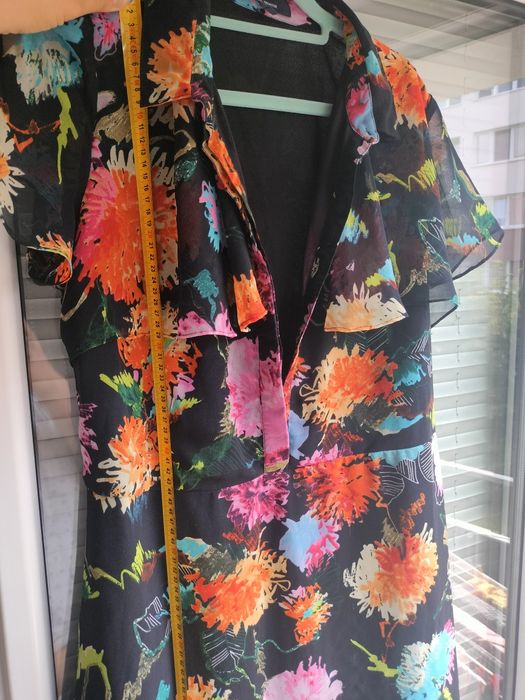 Sukienka mini z motywem kwiatowym Daniel HETCHER