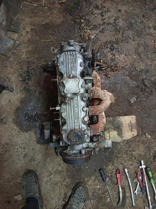 Двигун і коробка Opel Vectra A