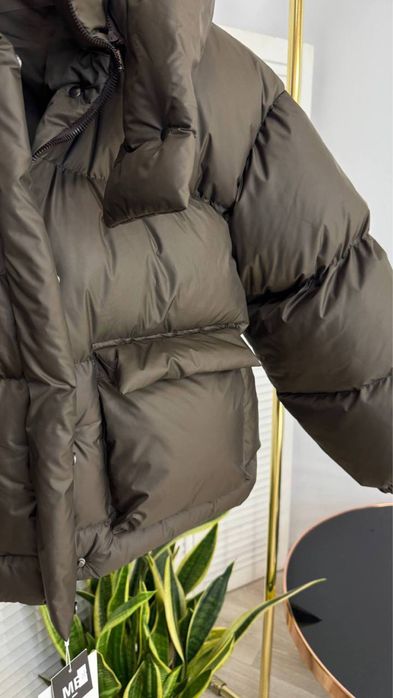 Куртка пуфер шоколад