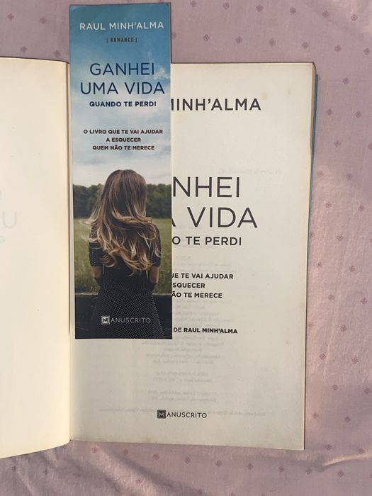 Livro “ganhei uma vida quando te perdi”
