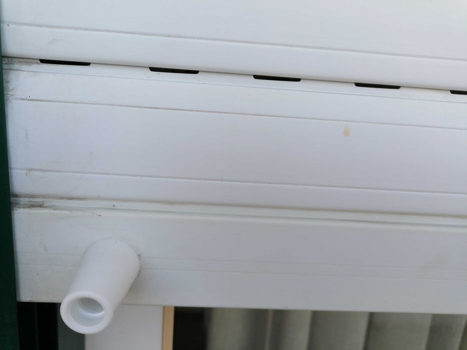 Batentes para estores/ persianas de plástico branco